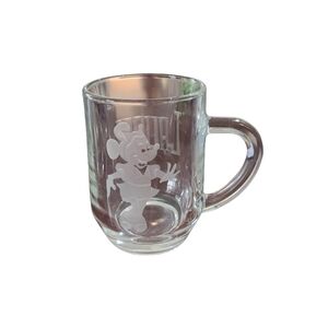Minnie Mouse Clear Glass Mug Personalized